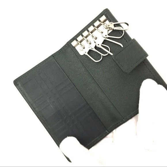 BURBERRY Logo Leather Coin Purse Key Case/1J4877 - Picture 4 of 7